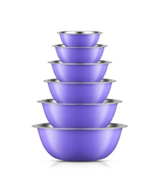 Чаша для смешивания JoyJolt из нержавеющей стали, набор из 6 штук