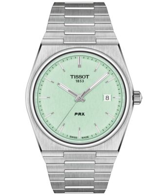 Мужские швейцарские часы Tissot PRX с браслетом из нержавеющей стали 40 мм
