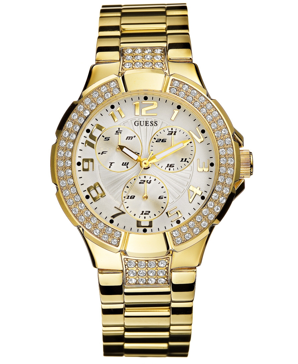 GUESS Watch, Goldtone Stainless Steel Bracelet 29mm G13537L