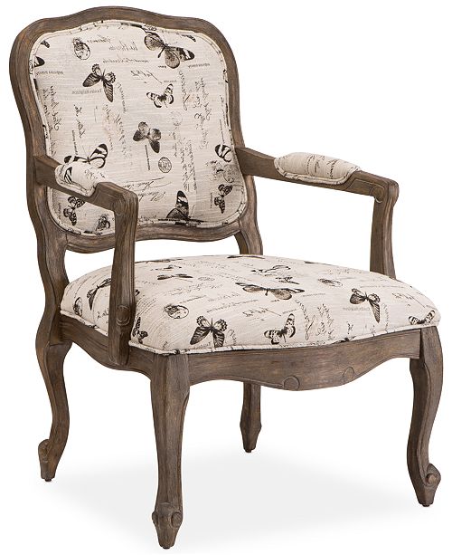 Furniture Marisol Fabric Butterfly Accent Chair Quick Ship Reviews Chairs Furniture Macy S