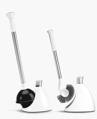 Простой набор вантузов и щеток для унитаза Simplehuman с магнитной насадкой Caddy