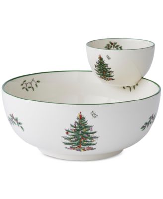 Многоуровневая рождественская елка Spode Christmas Tree Chip & Dip