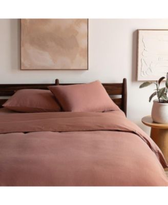 Французское постельное белье из льна и хлопка и комплект постельного белья Sham - King/Cal King