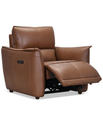 Кожаное кресло Power Motion от Polner 39 дюймов, созданное для Macy's