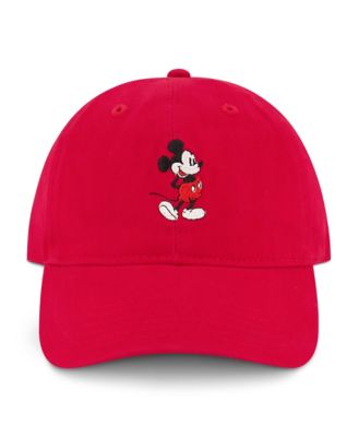 КЛАССИЧЕСКАЯ шляпа DISNEY CLASSICS с вышитым Микки Маусом и хлопчатобумажной регулируемой шляпой для папы с изогнутыми полями