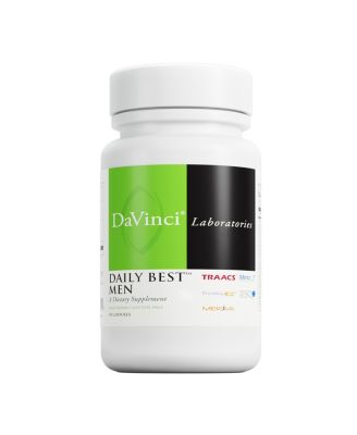DaVinci Labs - Daily Best Men - Диетическая добавка с витамином В6, витамином В12, витамином С, витамином К2 и другими - Вегетарианская, без глютена и красителей.