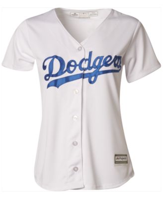 🆕 MLB Los Angeles Dodgers women's short sleeve white jersey