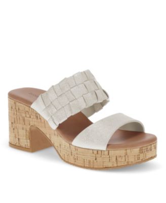 Босоножки на платформе с блочным каблуком от Mavis 14590₽