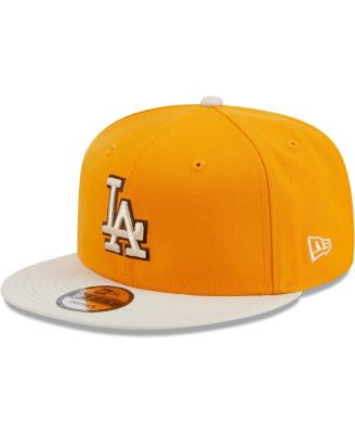 Мужская бейсболка New Era Gold Los Angeles Dodgers Tiramisu 9FIFTY Snapback