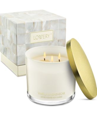 Соевая свеча Lovery Vanilla Madagascar с 3 фитилями, 13 унций.