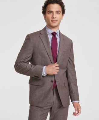 Мужской пиджак из эластичной шерсти современного покроя от Tommy Hilfiger 90290₽