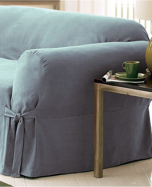 Sure Fit Soft Faux Suede Sofa Slipcover Reviews Slipcovers Home Decor Macy S