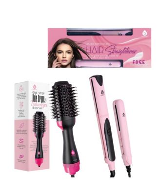 PURSONIC Hair Styling Power Bundle Одношаговый фен и щетка для придания объема, профессиональный утюжок для выпрямления волос салонного качества