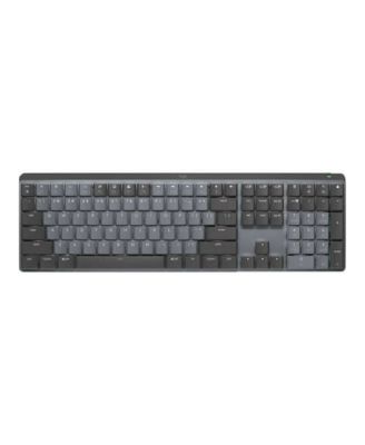 Механическая беспроводная клавиатура Logitech MX с подсветкой серого цвета