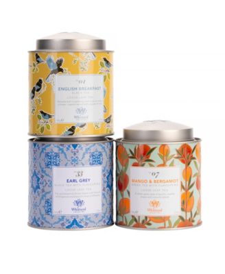 Чайные наборы Whittard of Chelsea Tea Discoveries Caddy Selection, 3 предмета