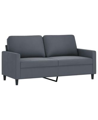 VidaXL 2-местный диван Темно-серый 55,1