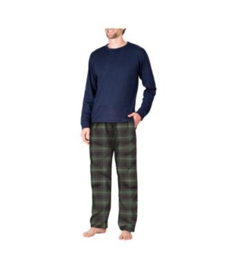 Мужской фланелевый пижамный комплект SLEEPHERO с круглым вырезом горловины