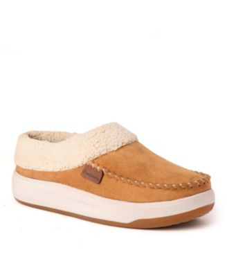 Женские мокасины из пенопласта Dearfoams с кленовым носком, засоряющие домашнюю обувь.