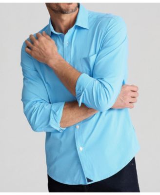 Мужская приталенная рубашка Performance Lee на пуговицах без складок от UNTUCKit