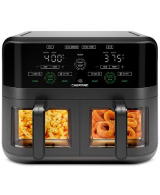 Chefman 6-Qt. Цифровая аэрофритюрница с двойной корзиной для приготовления пищи