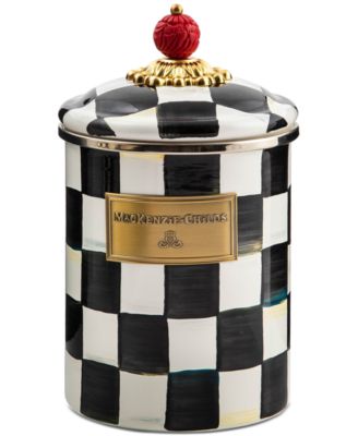 Средняя канистра Mackenzie-Childs Courtly Check