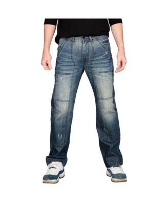 Мужская джинсовая куртка премиум-класса с карманами на молнии свободного кроя 7-го уровня из денима премиум-класса