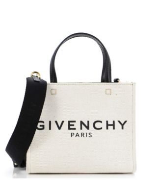 Холщовая сумка Givenchy Mini G-Tote, бывшая в употреблении