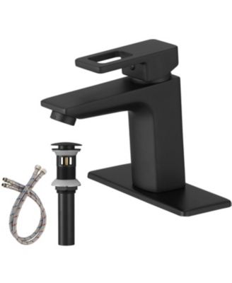 Greenspring, 8 дюймов Широко распространенный водопадный смеситель для ванной комнаты с 2 ручками и выдвижным сливом в сборе из матового никеля Spot Resist.