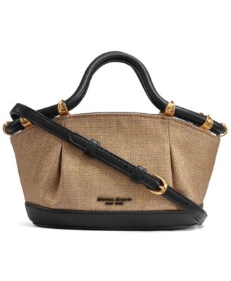 Мини-сумка Donna Karan New York из шифона и металлического холста через плечо