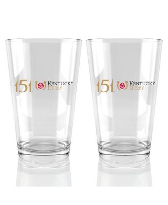 Дистрибуция Atlantic Group Kentucky Derby 151, 16 унций Пинтовые стаканы, набор из 2-х