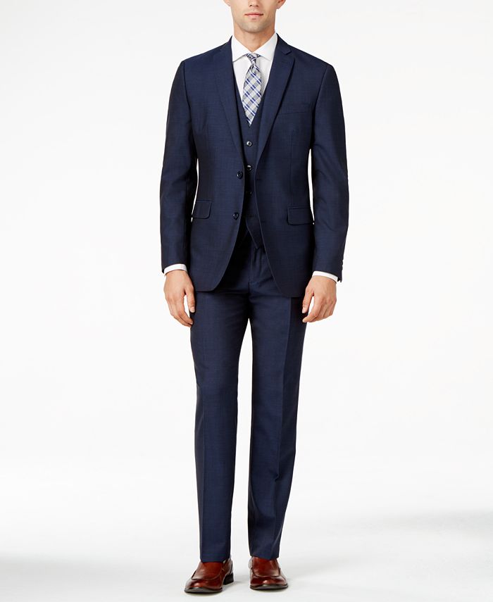 Bar III Midnight Blue Slim-Fit Suit Separates & Reviews - Suits ...