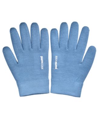 Увлажняющие гелевые перчатки PURECODE синего цвета