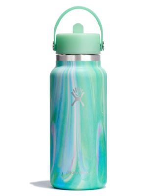 Бутылка для воды Hydro Flask Jelly с широкой гибкой соломкой и крышкой, 32 унции.