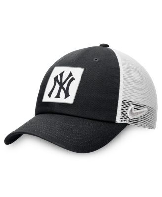 Мужская черная кепка дальнобойщика Nike New York Yankees с регулируемой посадкой
