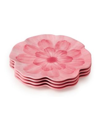 Сертифицированные международные обеденные тарелки с цветочным рисунком Wildflower, набор из 4-х