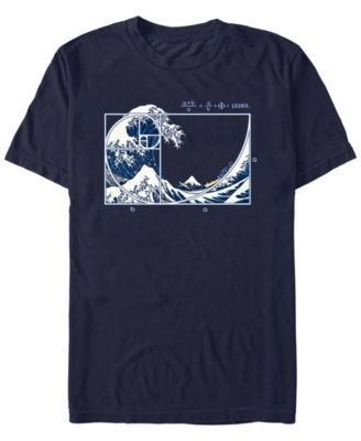 Мужская футболка с коротким рукавом The Great Fibonacci Wave от Design By Humans