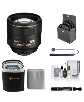 Объектив Nikon 85 мм f/1.4G AF‑S NIKKOR с набором, черный