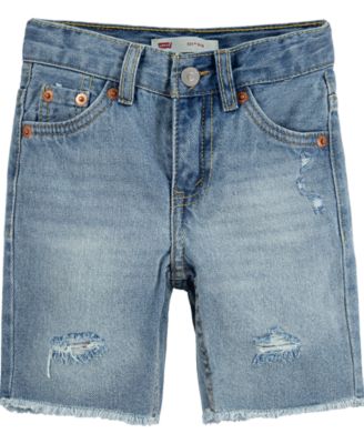 Джинсовые шорты Levi's Toddler Boys Unbasic 511 синего цвета