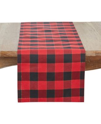 Настольная дорожка в клетку Saro Lifestyle Shimmer Stitch, 16 