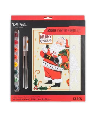 Набор акриловых красок Brea Reese для рисования по номерам - Santa no color