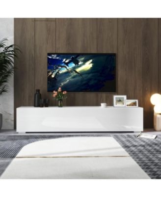Современный развлекательный центр Streamdale Furniture с мультимедийной консолью для хранения данных в гостиной