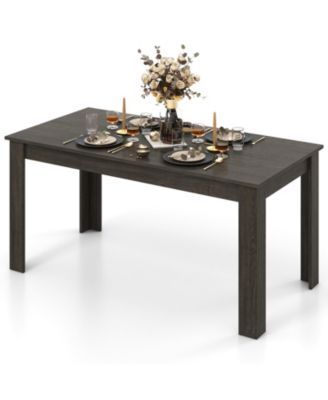 Современный прямоугольный обеденный кухонный стол Volenca 63 дюйма