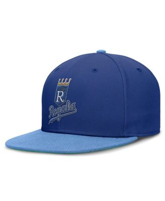 Мужская приталенная шляпа Nike Royal/светло-голубая из коллекции Kansas City Royals Cooperstown, выполненная в стиле True Prime Time.