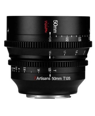 Фотоэлектрический объектив 7artisans 50mm T1.05 Vision Cine для Canon RF, черный, без цвета