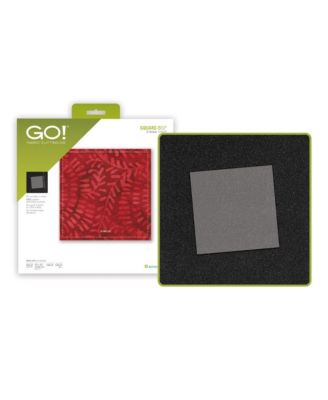 AccuQuilt GO! Квадратная плашка диаметром 5 1/2 дюйма - идеально подходит для квилтинга, скрапбукинга и раскроя тканей белого цвета