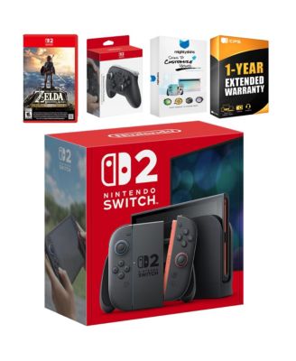 Игровая консоль Nintendo Switch 2 256 ГБ с Zelda и Pro Controller, серый