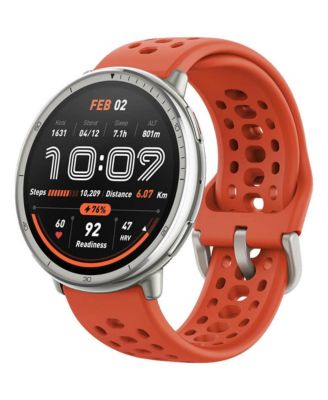 Смарт-часы Amazfit Active 2 - Красные Спортивные силиконовые часы Red