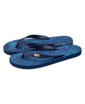 Мужские шлепанцы-стринги Feelgoodz Men's Classicz Remix из натурального каучука синего цвета