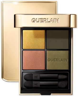 Лимитированная серия теней Guerlain Ombres G Quad Eyeshadow Palette 870 изумрудных перьев