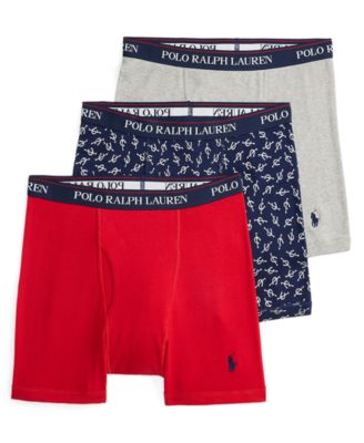 Мужские боксерские трусы классического покроя Polo Ralph Lauren из 3-х комплектов